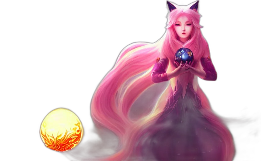 fantasy art, concept art, 3d render, anime transparent PNG cut-out