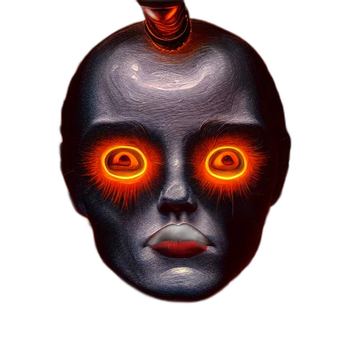 mask, face, robot, jewelry transparent PNG cut-out