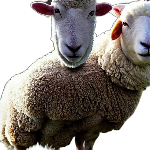 animal, face, creature, photorealistic, 3d render, concept art, sheep, ram transparent PNG cut-out