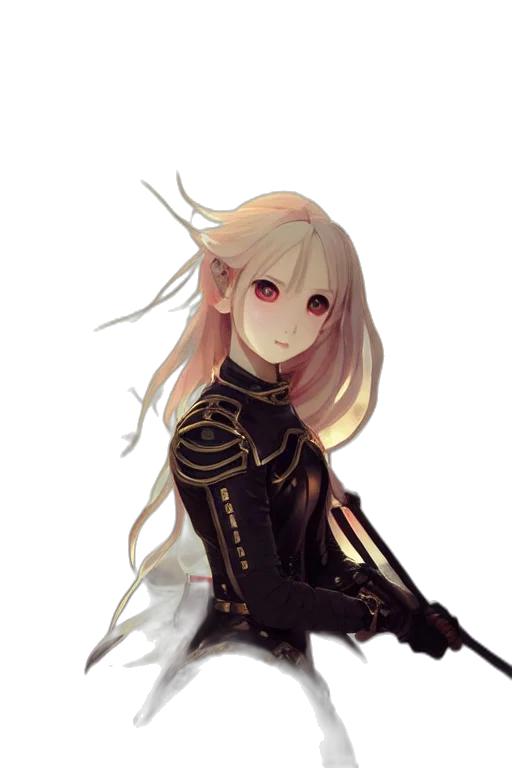 dress, sword, dragon, staff transparent PNG cut-out