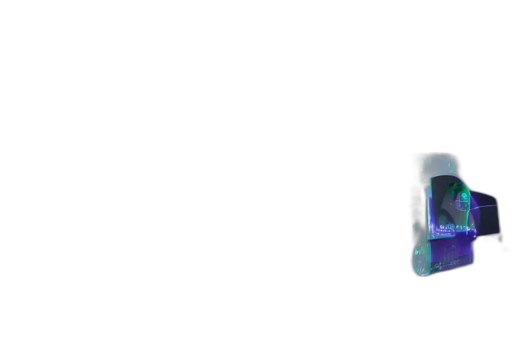 robot, weapon, jewelry, shoes, vaporwave, pixel art, 3d render, concept art transparent PNG cut-out