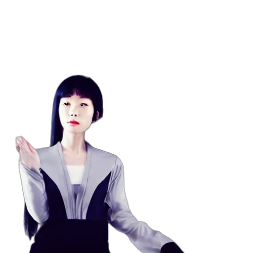 dress, jacket, robot, staff transparent PNG cut-out