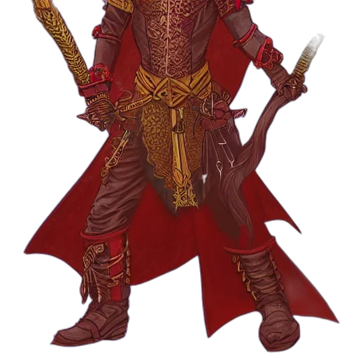 staff, sword, fantasy art, concept art, pixel art, comic book art, red, dark transparent PNG cut-out