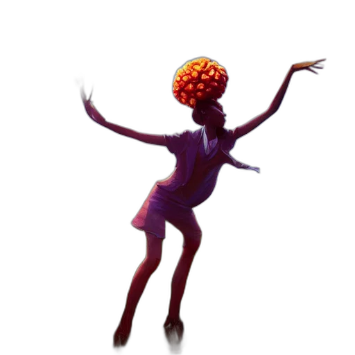 crown, dress, hat, creature, concept art, 3d render, pixel art, fantasy art transparent PNG cut-out