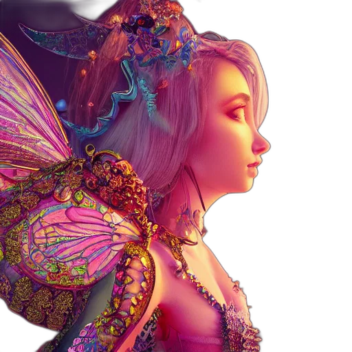 dragon, fantasy art, concept art, photorealistic transparent PNG cut-out