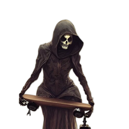 staff, sword, weapon, mask, concept art, fantasy art, comic book art, 3d render transparent PNG cut-out