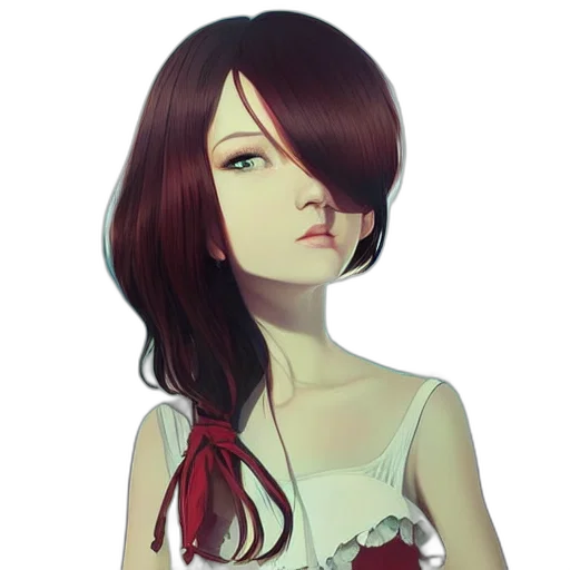 dress, face, crown, jewelry, fantasy art, photorealistic, pixel art, anime transparent PNG cut-out