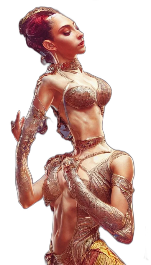 dress, robot, creature, weapon transparent PNG cut-out