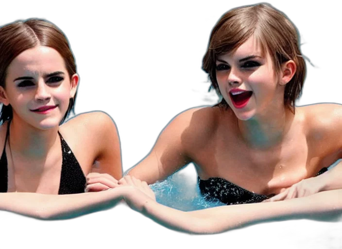 3d render, photorealistic, concept art, cartoon, underwater, emma, watson, taylor transparent PNG cut-out