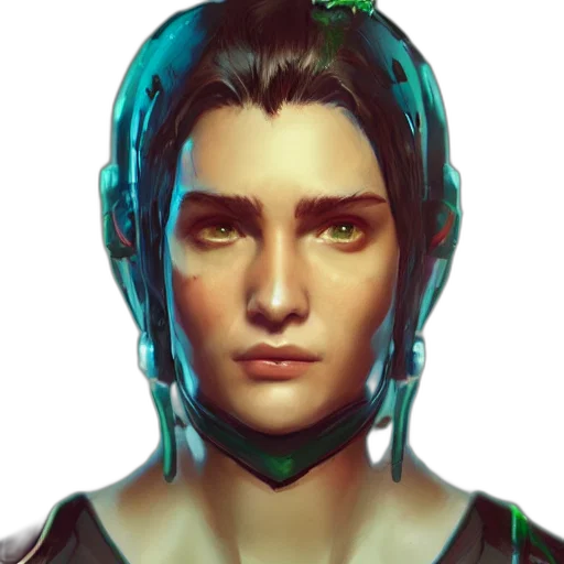 face, mask, robot, crown transparent PNG cut-out