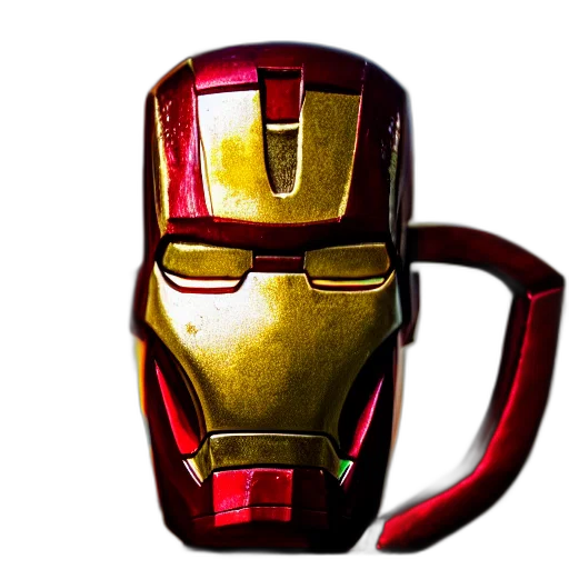 mask, robot, comic book art, 3d render, concept art, photorealistic, closeup, photograph transparent PNG cut-out