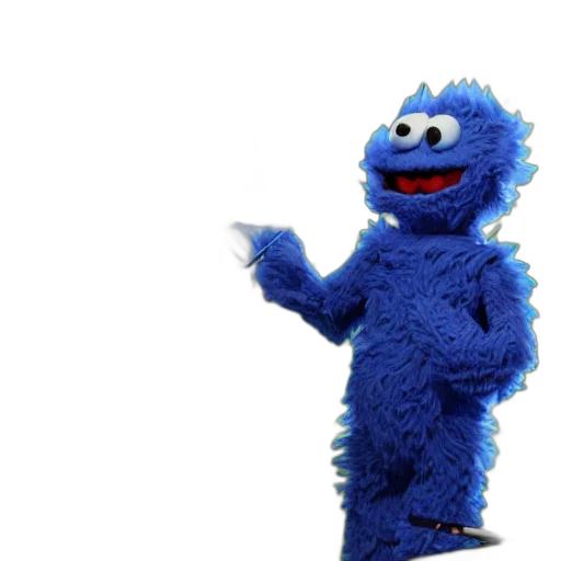 staff, animal, creature, dress, blue, closeup, photorealistic, photograph transparent PNG cut-out