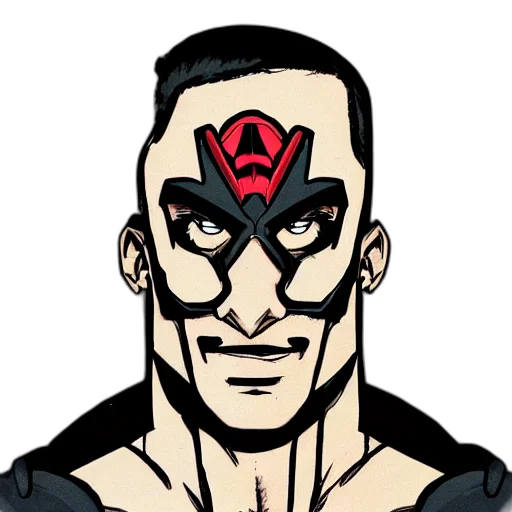 mask, face, comic book art, cartoon transparent PNG cut-out
