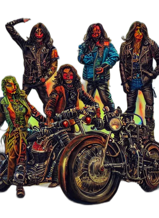 jacket, concept art, comic book art, apocalyptic transparent PNG cut-out