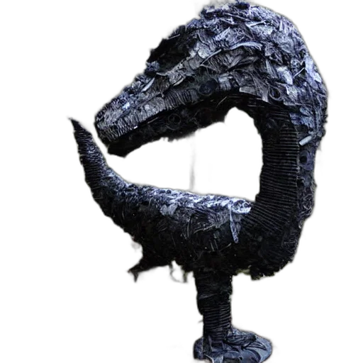 dragon, mask, staff, sword transparent PNG cut-out
