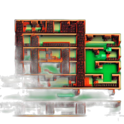 robot, building, furniture, 3d render transparent PNG cut-out