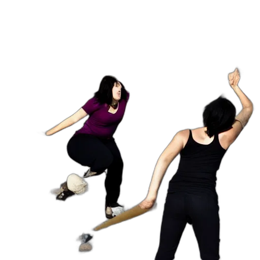 3d render, photorealistic, concept art, morbid, woman, throwing, rocks, action transparent PNG cut-out
