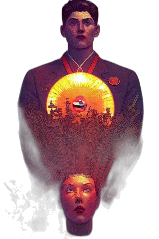 crown, concept art, comic book art, fire transparent PNG cut-out