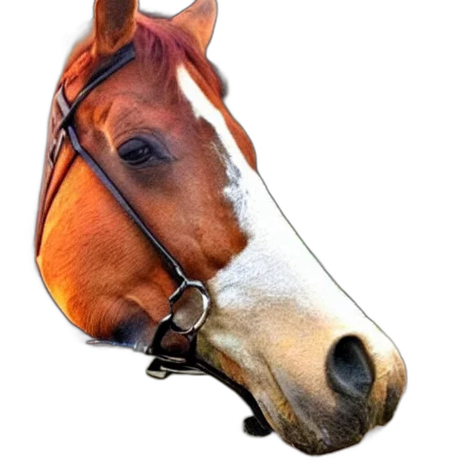 animal, face, staff, mask, photorealistic, 3d render, oil painting, horse transparent PNG cut-out