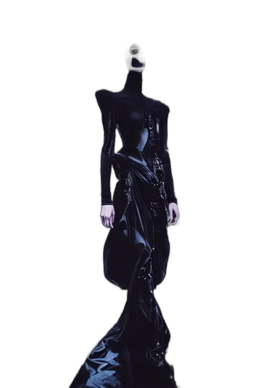 dress, concept art, dark, beautiful transparent PNG cut-out
