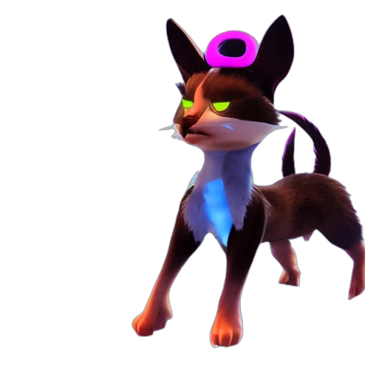 staff, animal, creature, 3d render, concept art, fantasy art, furry, avatar transparent PNG cut-out