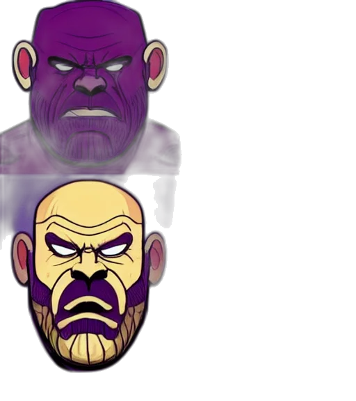 mask, concept art, 3d render, comic book art transparent PNG cut-out