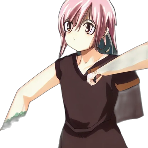 weapon, staff, sword, dress, anime, concept art, cartoon, pixel art transparent PNG cut-out