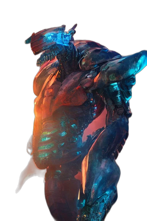 robot, creature, dragon, weapon transparent PNG cut-out