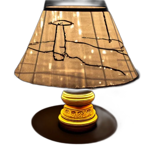 furniture, hat, lampshade, wearing, kilt, bows, down, ground transparent PNG cut-out