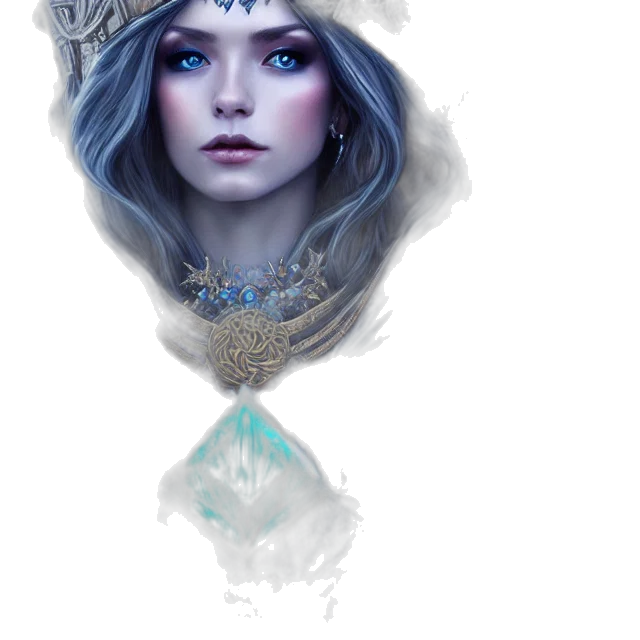 crown, jewelry, face, hat, fantasy art, concept art, photorealistic, pixel art transparent PNG cut-out