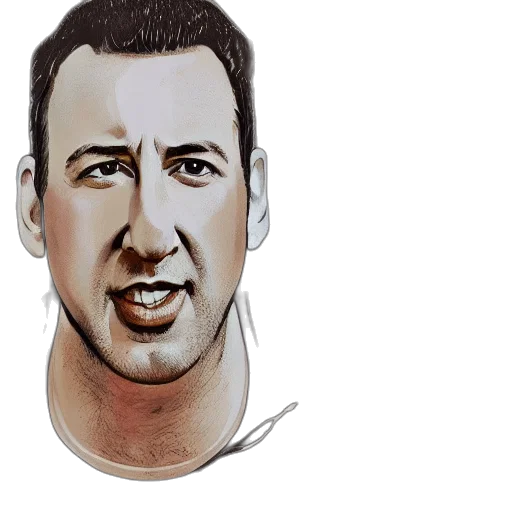 face, mask, hair, jacket transparent PNG cut-out