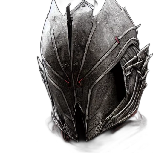 mask, crown, dragon, weapon, concept art, fantasy art, 3d render, photorealistic transparent PNG cut-out