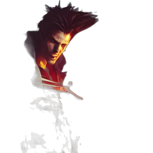 face, sword, dragon, concept art transparent PNG cut-out