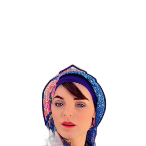 face, hat, dress, staff, 3d render, photorealistic, pixel art, cartoon transparent PNG cut-out