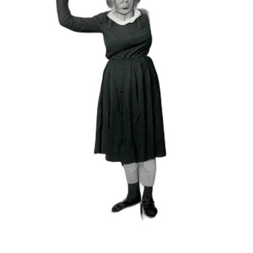 dress, staff, hat, weapon transparent PNG cut-out