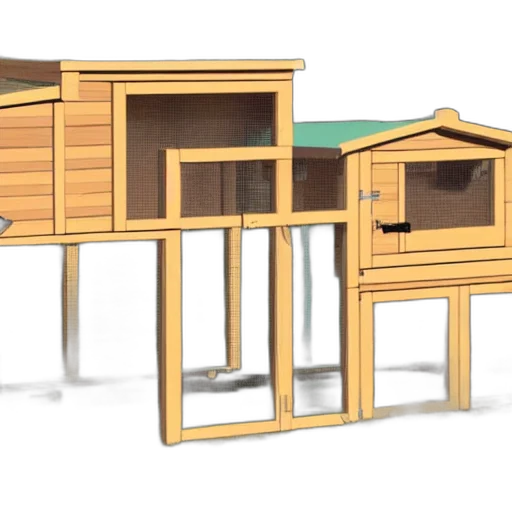 furniture, 3d render, concept art, detailed, building, plans, chicken, coop transparent PNG cut-out
