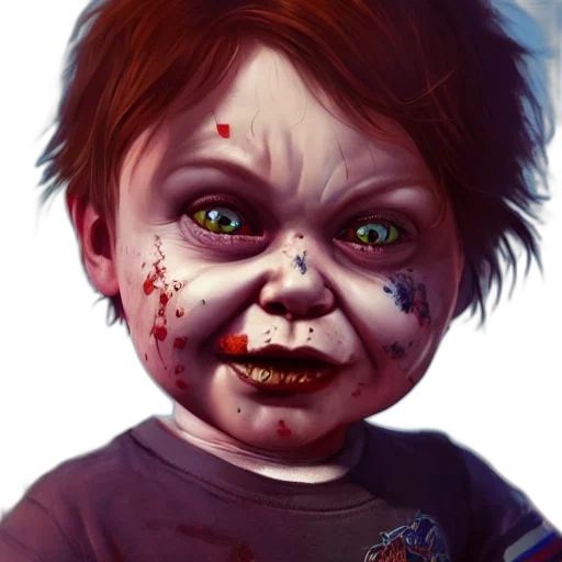 face, creature, concept art, photorealistic transparent PNG cut-out