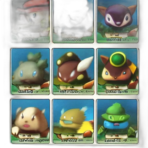 concept art, earth tones, green, teemo, pokemon, card, scan transparent PNG cut-out