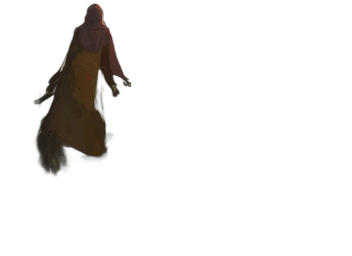 creature, staff, hair, animal transparent PNG cut-out