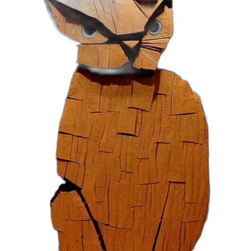 mask, robot, dress, jacket, 3d render, cat, made, tree transparent PNG cut-out
