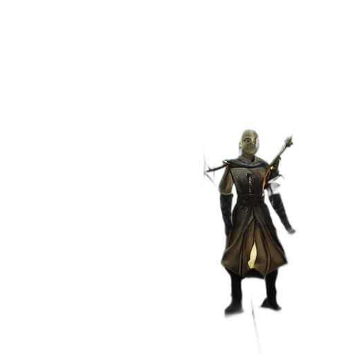 staff, sword, weapon, mask, concept art, 3d render, fantasy art, pixel art transparent PNG cut-out