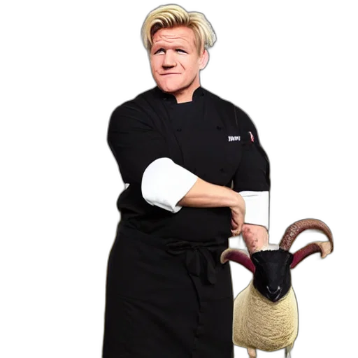 staff, food, animal, weapon, chef, gordon, ramsay, ram transparent PNG cut-out