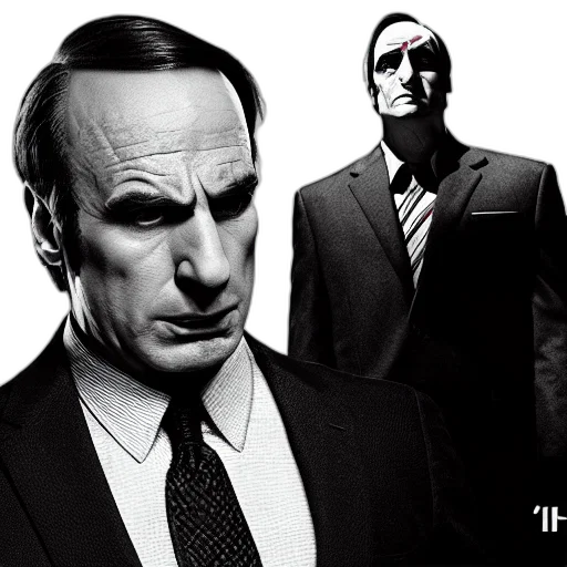 mask, face, comic book art, better, call, saul, two, batman transparent PNG cut-out