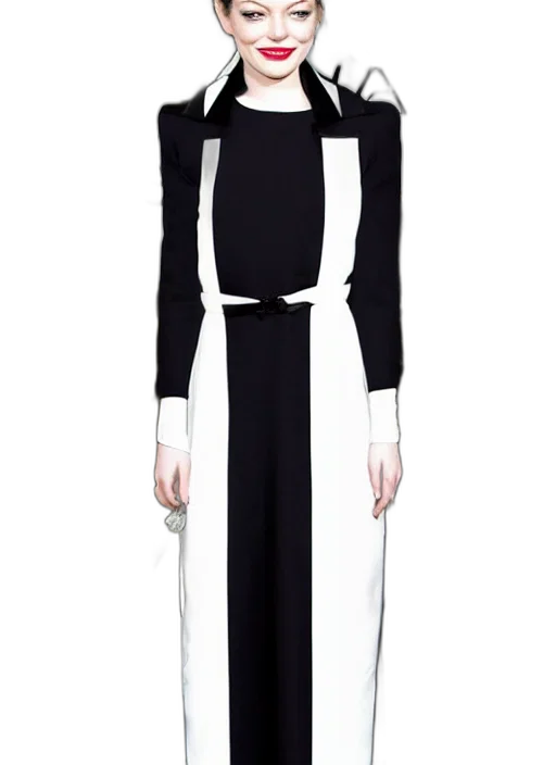 dress, staff, concept art, 3d render, monochrome, dark, nun, emma transparent PNG cut-out