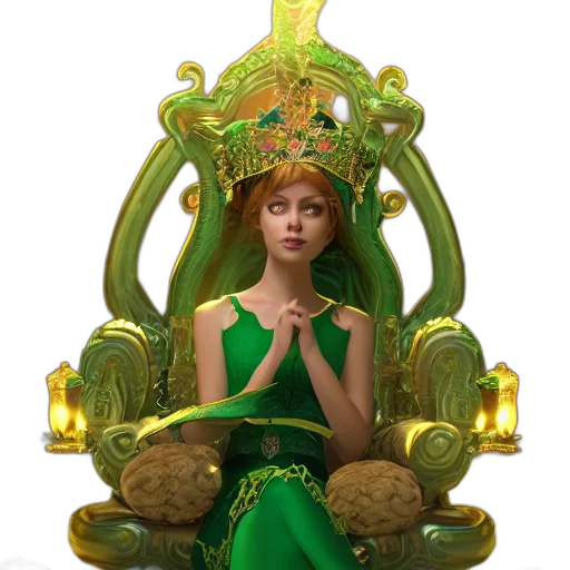crown, jewelry, concept art, fantasy art transparent PNG cut-out