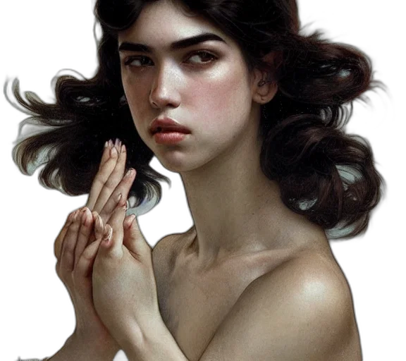 face, jewelry, hair, dress, photorealistic, oil painting, fantasy art, concept art transparent PNG cut-out
