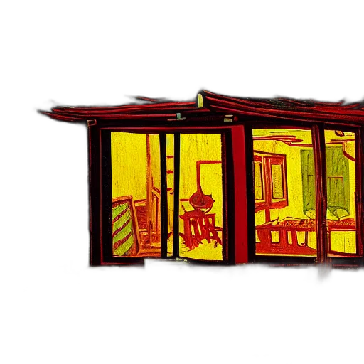 furniture, 3d render, photorealistic, concept art, pixel art, neon lights, red, neon transparent PNG cut-out