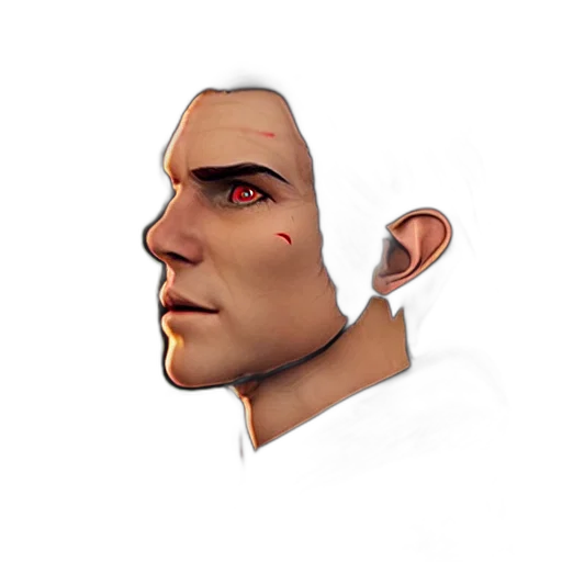 face, mask, staff, robot, concept art, 3d render, photorealistic, fantasy art transparent PNG cut-out