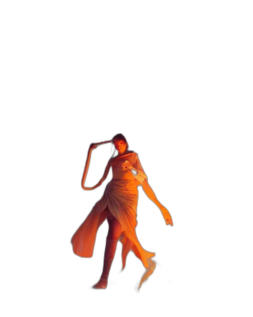 dress, staff, hair, mask, concept art, 3d render, pixel art, oil painting transparent PNG cut-out