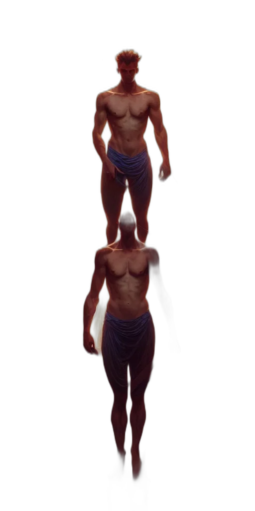 mask, creature, staff, face, 3d render, concept art, pixel art, photorealistic transparent PNG cut-out